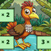 multiplication bird image uncover