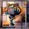 Tierisches Tiger-Memory-Spiel